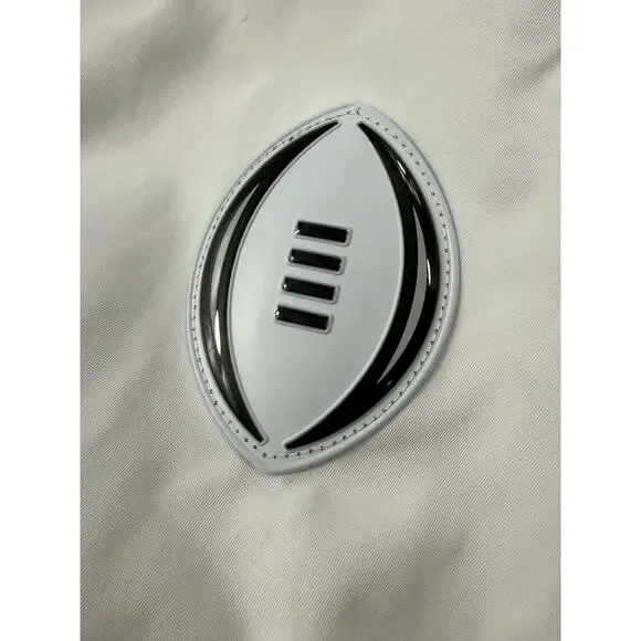 NIKE ON-FIELD x LSU TIGERS Sz LSideline Players Jacket Snap Front White Mens - Picture 8 of 16